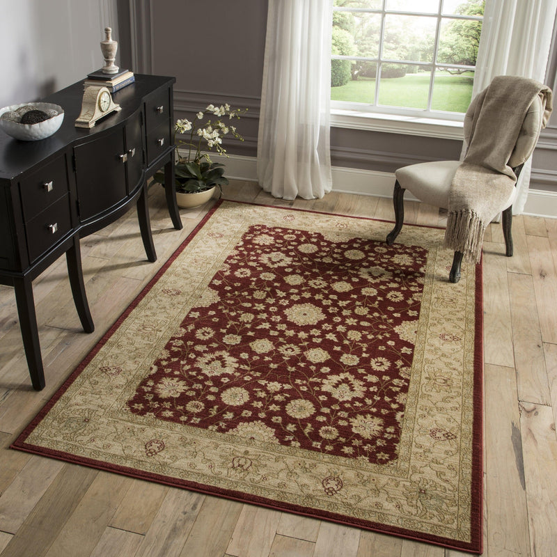 Ziegler Red Designer Oriental Area Rug - Modern Rug Importers