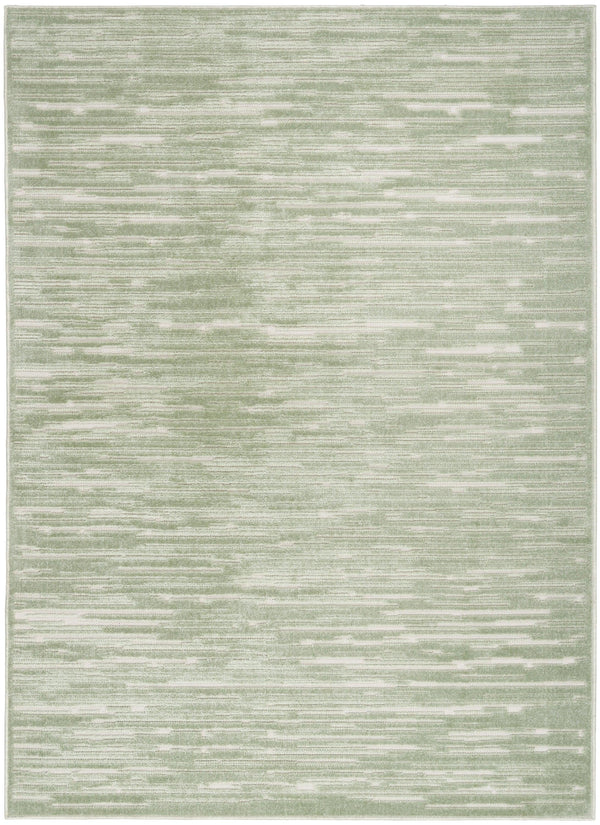 Nourison Care Free CAF04 Green Modern Indoor Rug