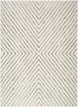 Nourison Modern Comfort MNC01 Ivory Black Scandinavian Indoor Rug