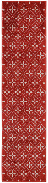 Nourison Nourison Essentials NRE04 Brick Ivory Modern Rug