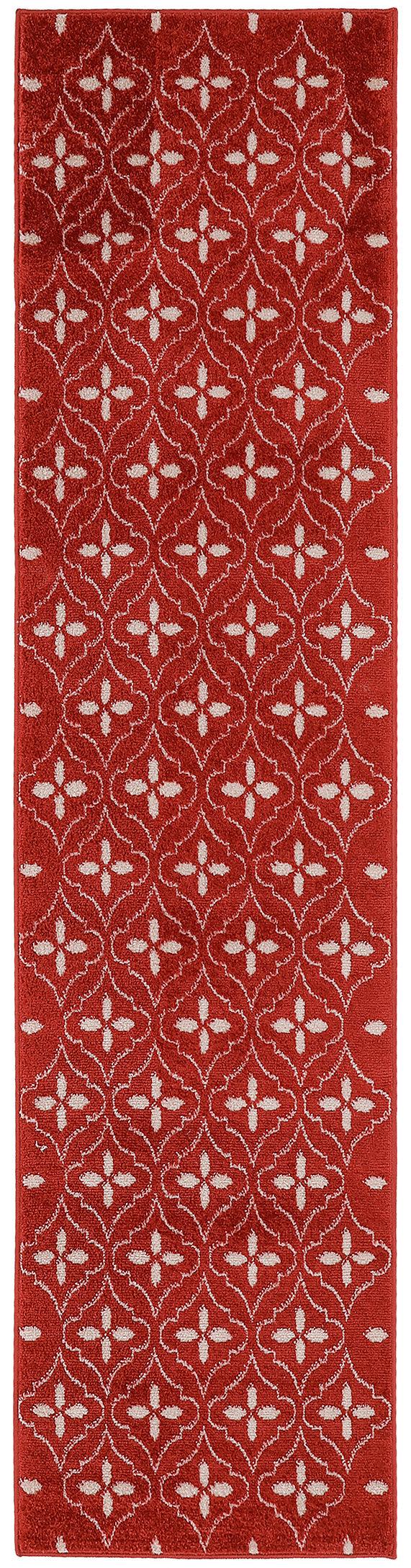 Nourison Nourison Essentials NRE04 Brick Ivory Modern Rug