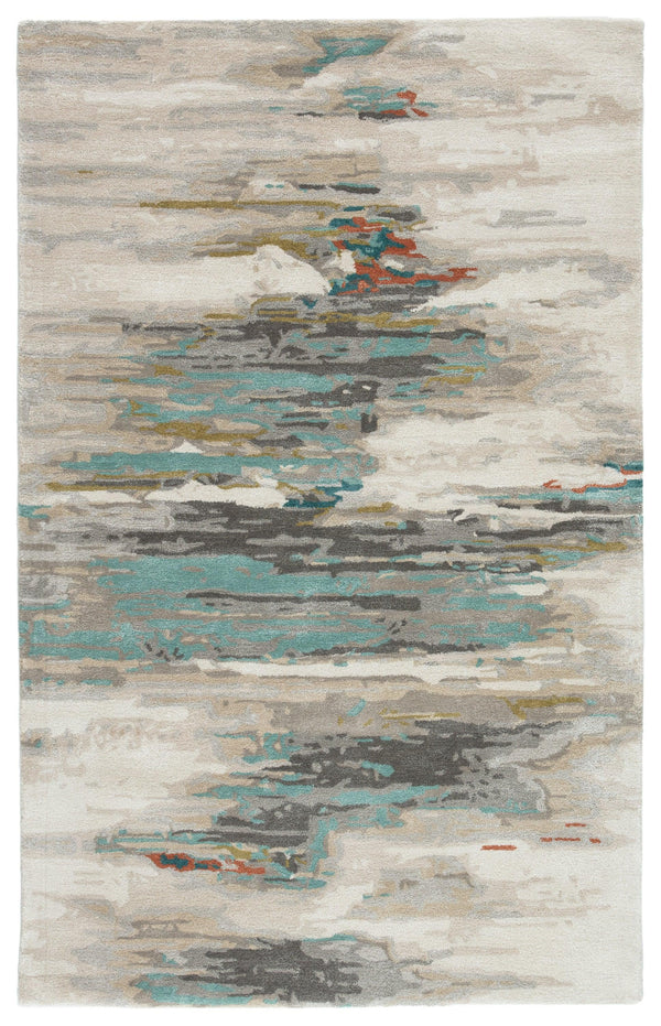 Jaipur Living Ryenn Handmade Abstract Gray/ Blue Area Rug - Modern Rug Importers