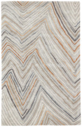 Jaipur Living Sadie Handmade Chevron Orange/ Gray Area Rug - Modern Rug Importers