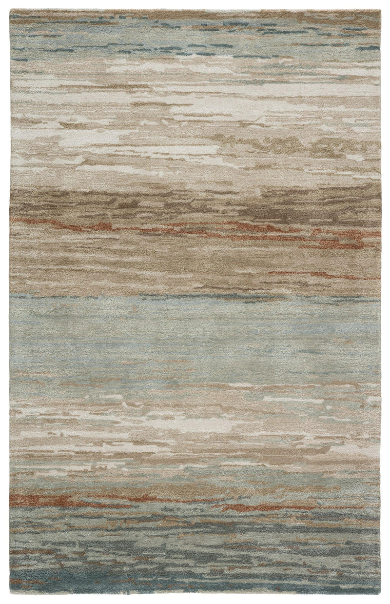 Jaipur Living Mondrian Handmade Abstract Tan/ Light Gray Area Rug - Modern Rug Importers