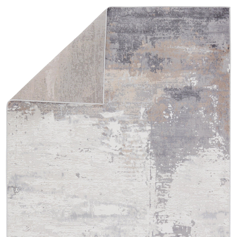 Vibe by Jaipur Living Forsythe Abstract Gray/ Ivory Area Rug - Modern Rug Importers