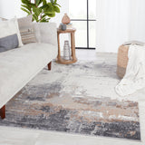 Vibe by Jaipur Living Forsythe Abstract Gray/ Ivory Area Rug - Modern Rug Importers