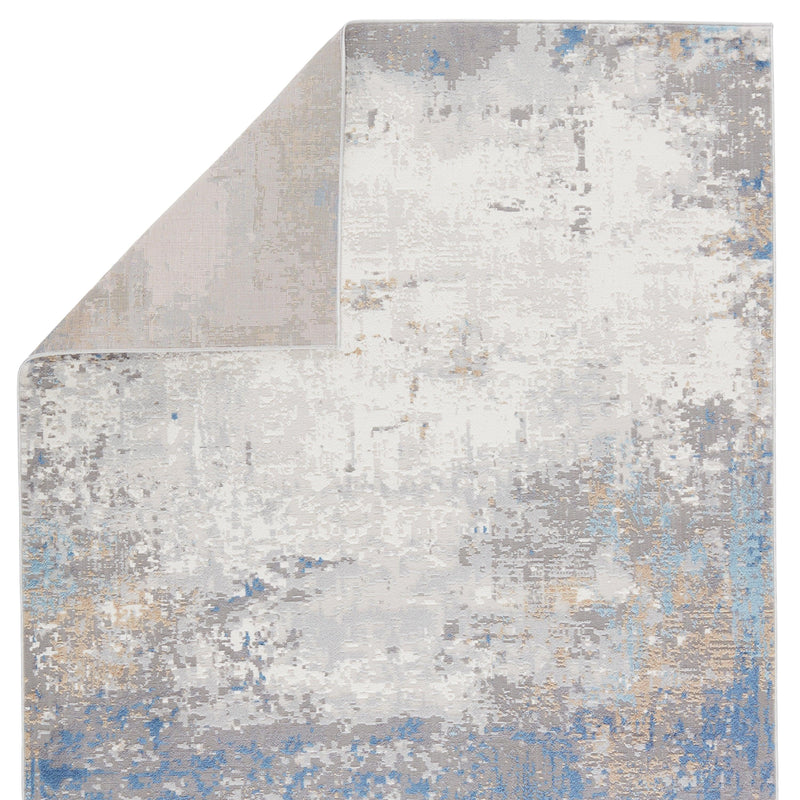 Vibe by Jaipur Living Ridley Abstract Gray/ Blue Area Rug - Modern Rug Importers