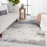 Vibe by Jaipur Living Ridley Abstract Gray/ Blue Area Rug - Modern Rug Importers