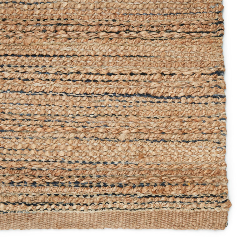 Jaipur Living Canterbury Natural Solid Tan/ Black Area Rug - Modern Rug Importers