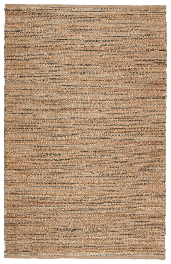 Jaipur Living Canterbury Natural Solid Tan/ Black Area Rug - Modern Rug Importers