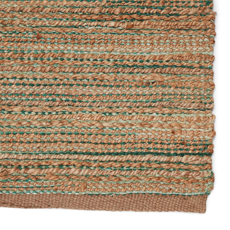 Jaipur Living Canterbury Natural Solid Tan/ Green Area Rug - Modern Rug Importers