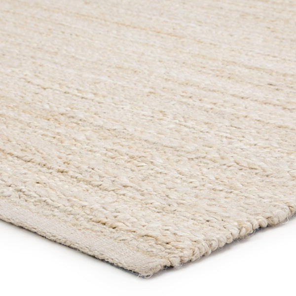 Jaipur Living Canterbury Handmade Solid White/ Beige Area Rug - Modern Rug Importers