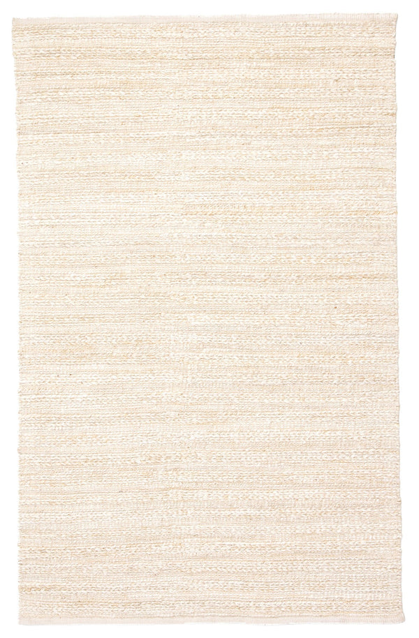 Jaipur Living Canterbury Handmade Solid White/ Beige Area Rug - Modern Rug Importers