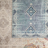 Jaipur Living Zhara Indoor/ Outdoor Medallion Blue/ Purple Area Rug - Modern Rug Importers