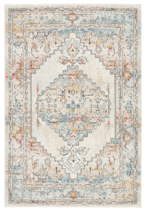 Vibe by Jaipur Living Lisette Medallion Multicolor/ Light Gray Area Rug - Modern Rug Importers