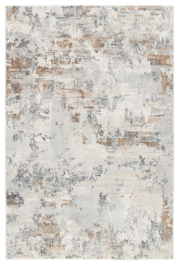 Vibe by Jaipur Living Louna Abstract Light Gray/ Gold Area Rug - Modern Rug Importers