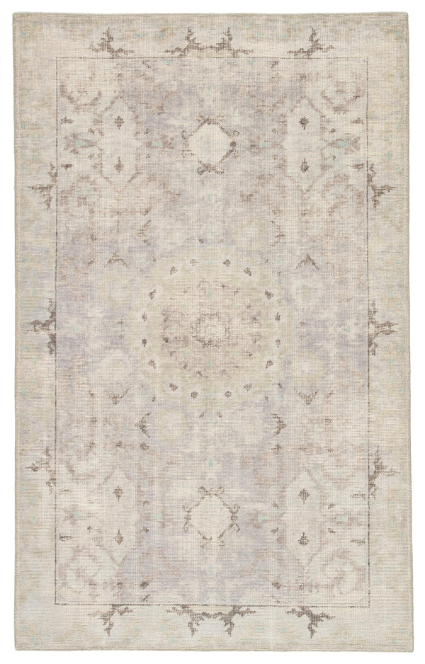 Jaipur Living Modify Hand-Knotted Medallion Gray/ Blue Area Rug - Modern Rug Importers