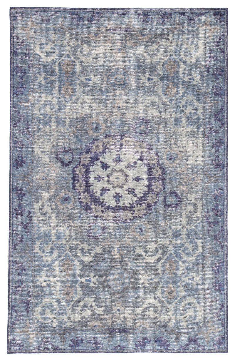 Jaipur Living Modify Hand-Knotted Medallion Blue/ Gray Area Rug - Modern Rug Importers