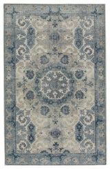 Jaipur Living Modify Hand-Knotted Medallion Blue/ Light Gray Area Rug - Modern Rug Importers