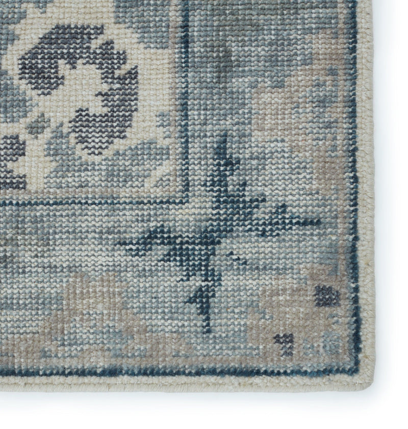 Jaipur Living Modify Hand-Knotted Medallion Blue/ Light Gray Area Rug - Modern Rug Importers