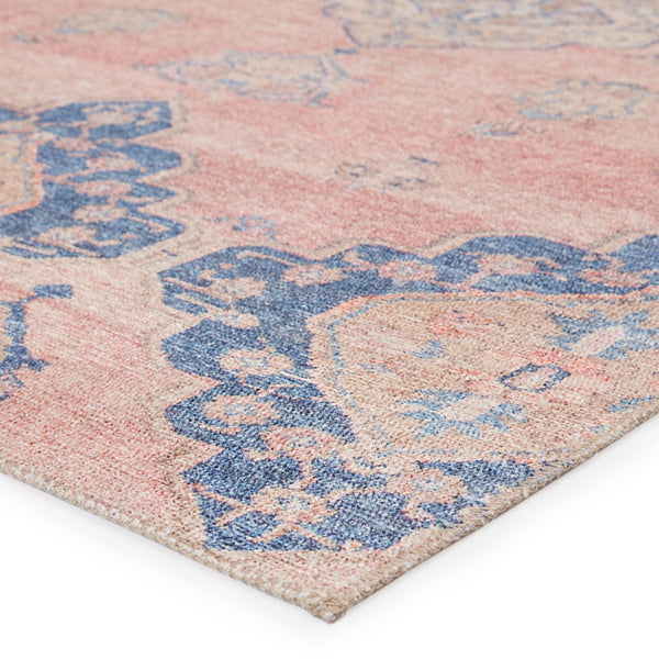 Vibe by Jaipur Living Adalee Medallion Pink/ Blue Area Rug - Modern Rug Importers