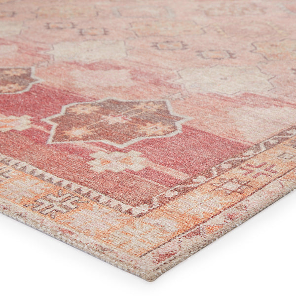 Vibe by Jaipur Living Bijou Medallion Pink/ Orange Area Rug - Modern Rug Importers