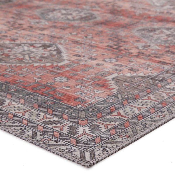 Vibe by Jaipur Living Novah Oriental Red/ Gray Area Rug - Modern Rug Importers