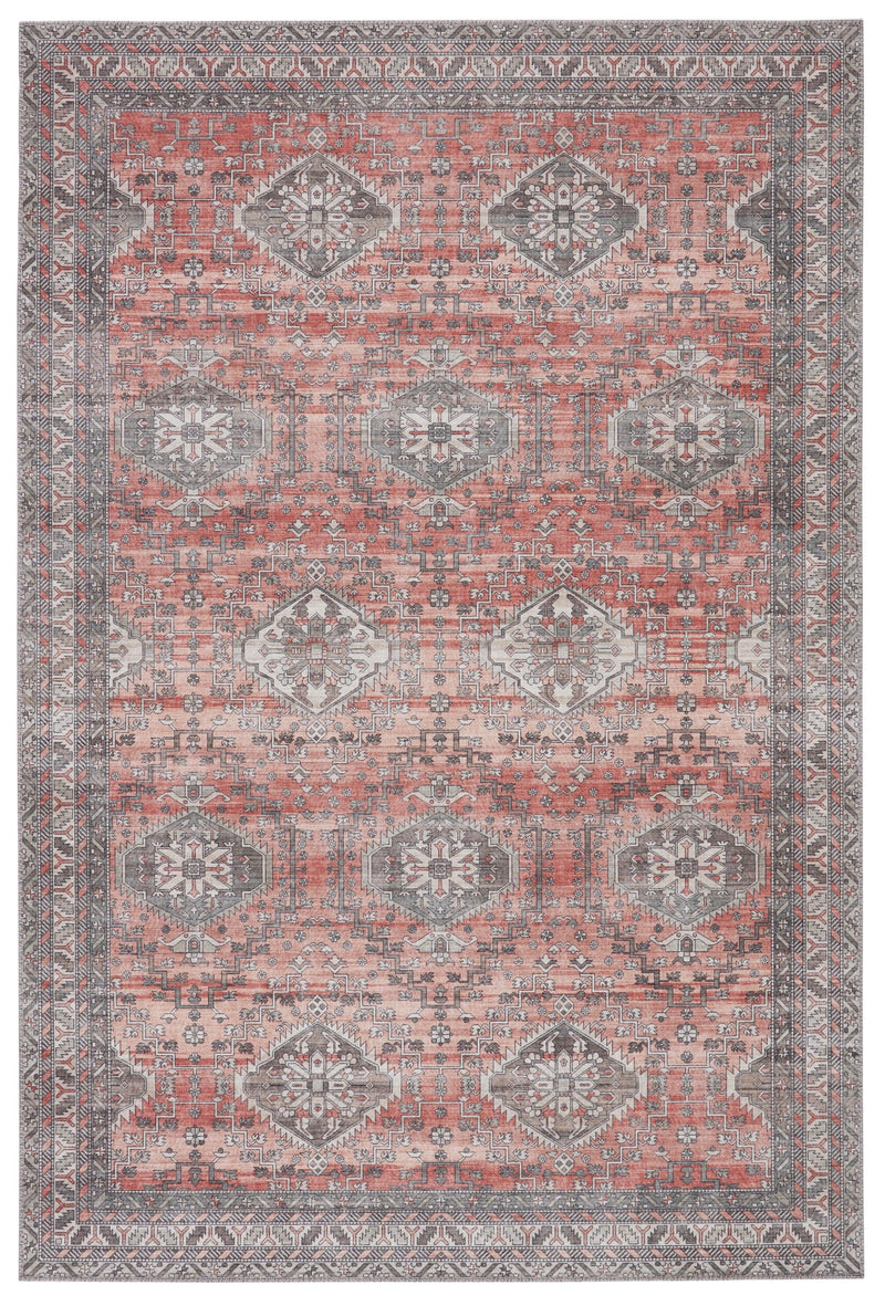 Vibe by Jaipur Living Novah Oriental Red/ Gray Area Rug - Modern Rug Importers