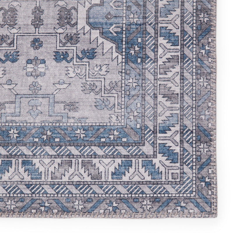 Vibe by Jaipur Living Novah Oriental Blue/ Gray Area Rug - Modern Rug Importers