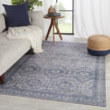 Vibe by Jaipur Living Novah Oriental Blue/ Gray Area Rug - Modern Rug Importers