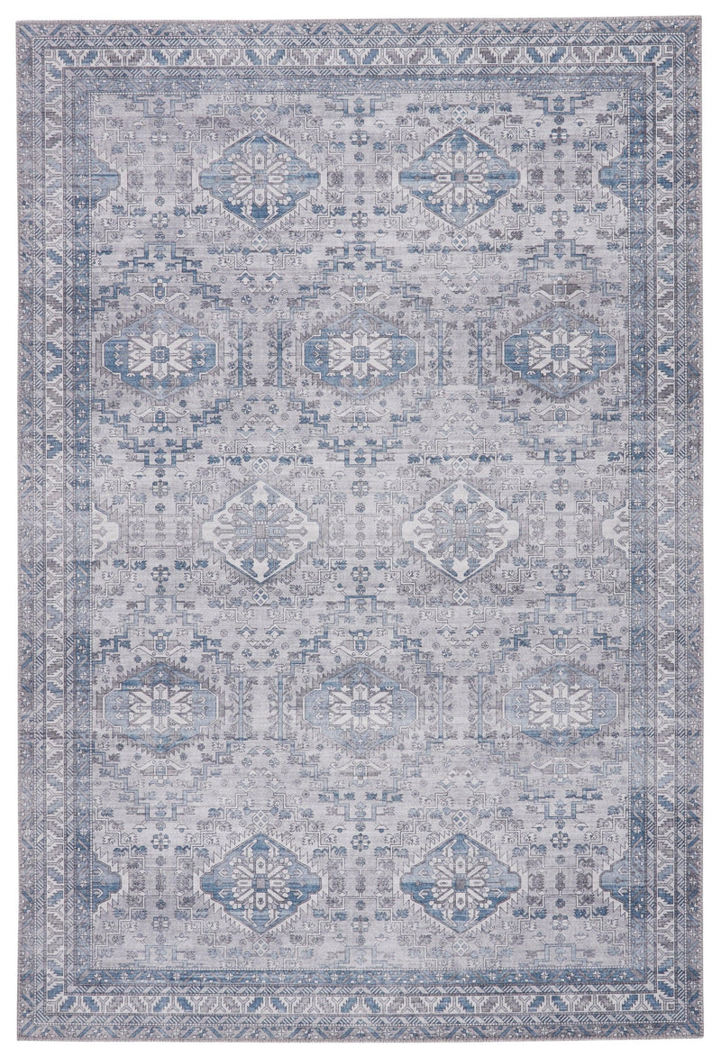 Vibe by Jaipur Living Novah Oriental Blue/ Gray Area Rug - Modern Rug Importers