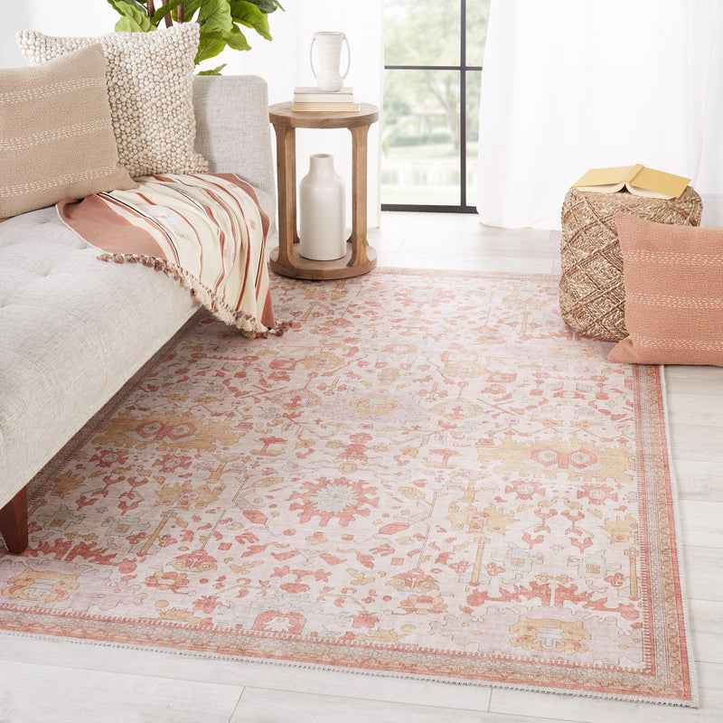 Vibe by Jaipur Living Rue Oriental Orange/ Cream Area Rug - Modern Rug Importers