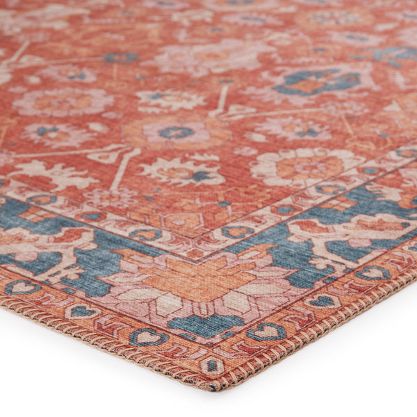 Vibe by Jaipur Living Betony Oriental Orange/ Blue Area Rug - Modern Rug Importers