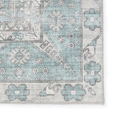 Nikki Chu by Jaipur Living Issa Medallion Light Blue/ Light Gray Area Rug - Modern Rug Importers