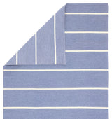 Jaipur Living Corbina Indoor/ Outdoor Striped Blue/ Ivory Area Rug - Modern Rug Importers