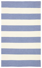 Jaipur Living Remora Indoor/ Outdoor Striped Blue/ Ivory Area Rug - Modern Rug Importers