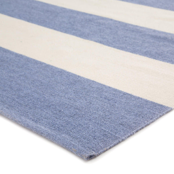 Jaipur Living Remora Indoor/ Outdoor Striped Blue/ Ivory Area Rug - Modern Rug Importers