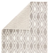 Jaipur Living Meira Indoor/ Outdoor Trellis Gray/ White Area Rug - Modern Rug Importers