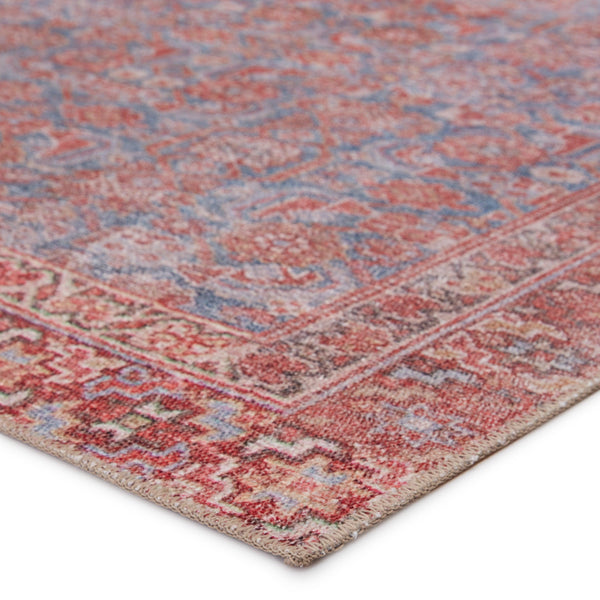 Vibe by Jaipur Living Kybele Oriental Blue/ Red Area Rug - Modern Rug Importers