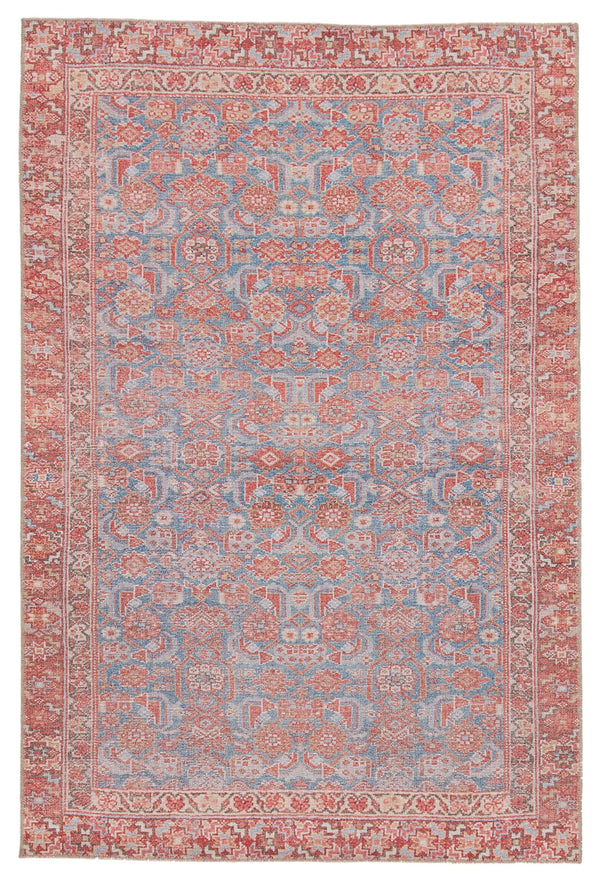 Vibe by Jaipur Living Kybele Oriental Blue/ Red Area Rug - Modern Rug Importers