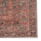 Vibe by Jaipur Living Estienne Trellis Rust/ Brown Area Rug - Modern Rug Importers