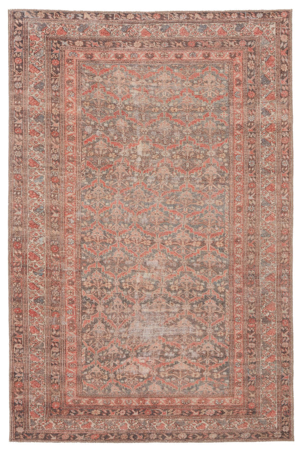 Vibe by Jaipur Living Estienne Trellis Rust/ Brown Area Rug - Modern Rug Importers