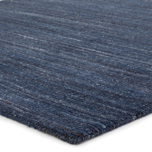 Jaipur Living Vassa Handmade Solid Dark Blue Area Rug - Modern Rug Importers