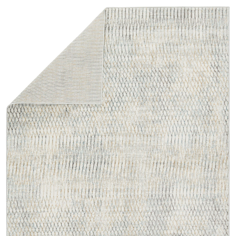 Vibe by Jaipur Living Pierre Trellis Gray/ Gold Area Rug - Modern Rug Importers