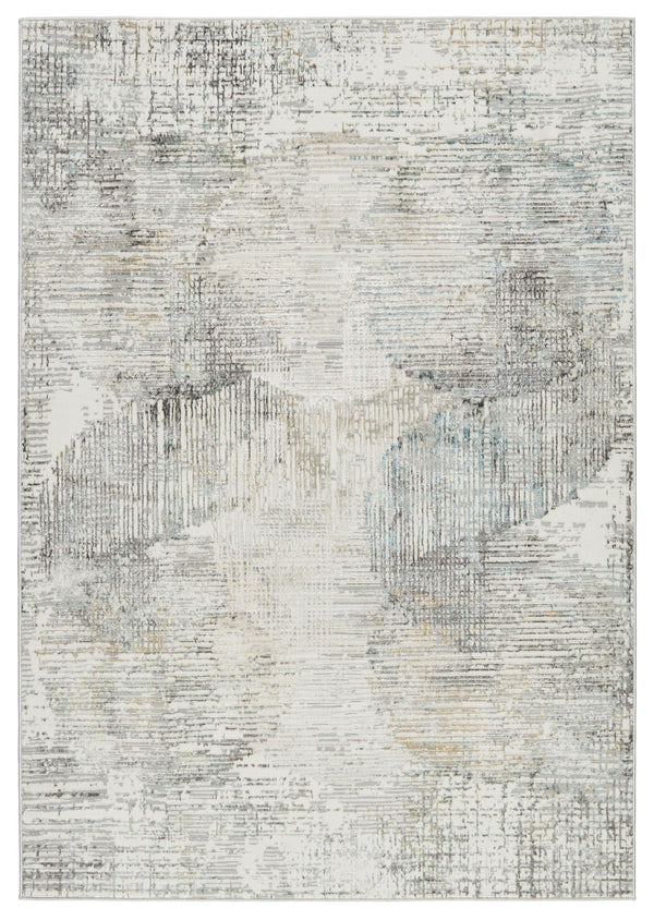 Vibe by Jaipur Living Lavorre Abstract Gray/ Gold Area Rug - Modern Rug Importers