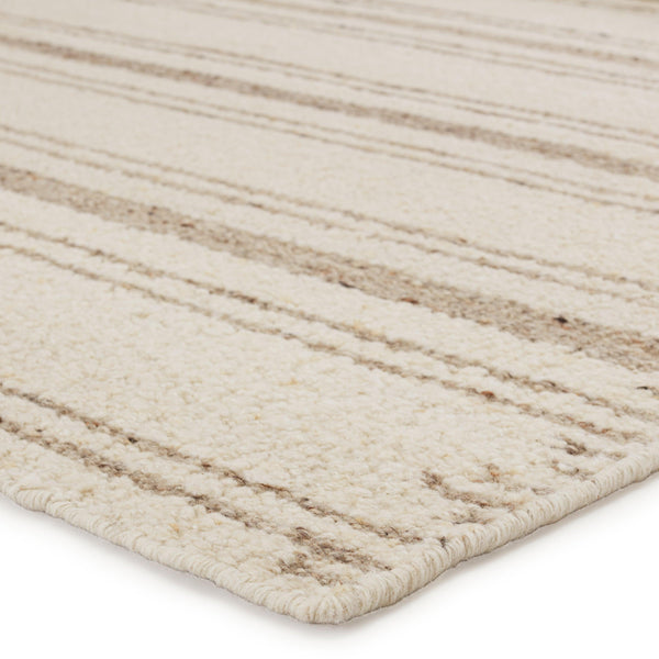 Jaipur Living Torin Handmade Striped Cream/ Brown Area Rug - Modern Rug Importers