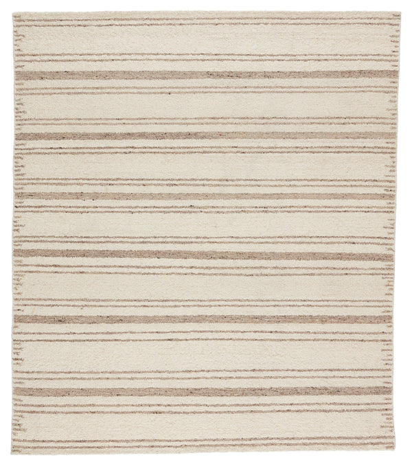 Jaipur Living Torin Handmade Striped Cream/ Brown Area Rug - Modern Rug Importers