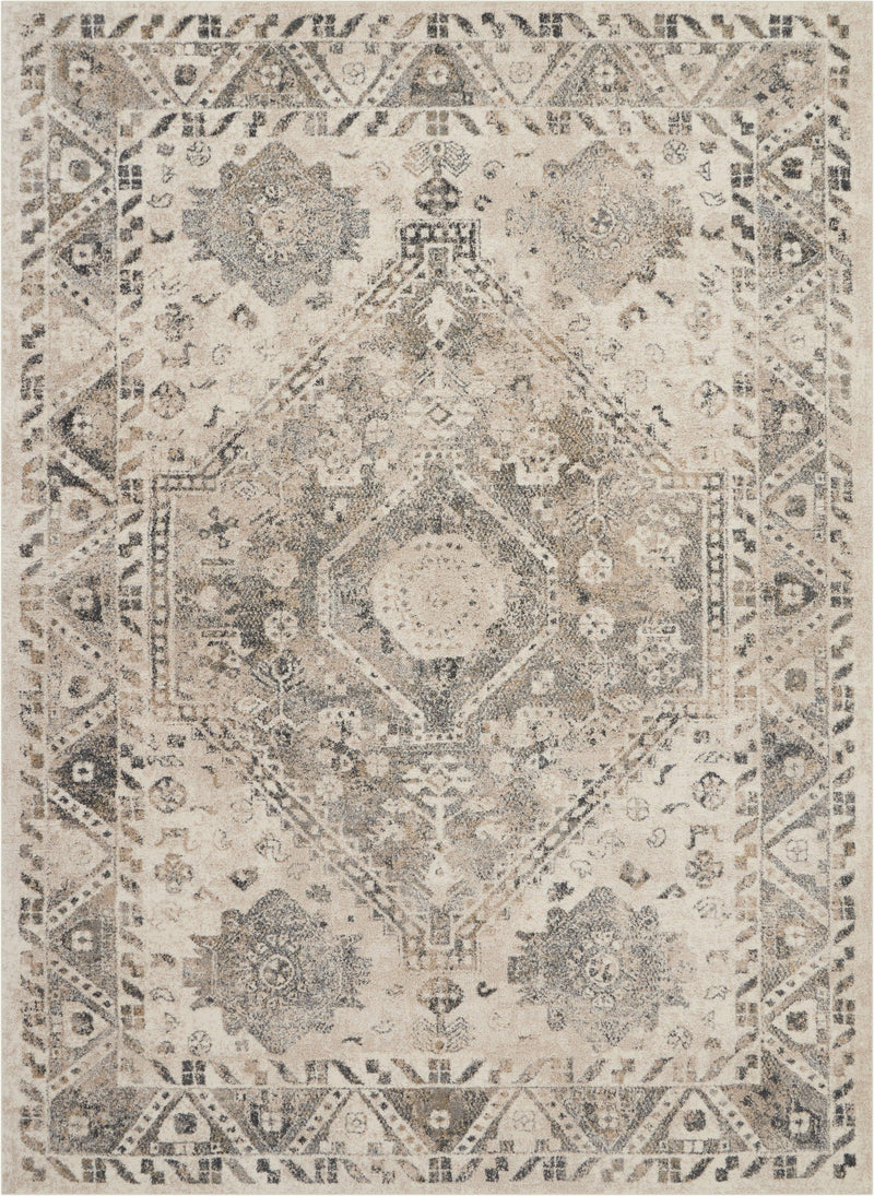 Nourison Fusion FSS11 Cream/Grey Vintage Indoor Rug