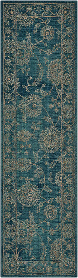 Nourison 2020 NR202 Teal Persian Indoor Rug