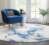 Nourison Twilight TWI27 Ivory/Blue Artistic Indoor Rug